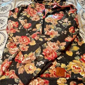 Ampersand & Ave 3/4 zip up hoodie